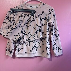 Carter's Pink and Black Star Pajama Top
